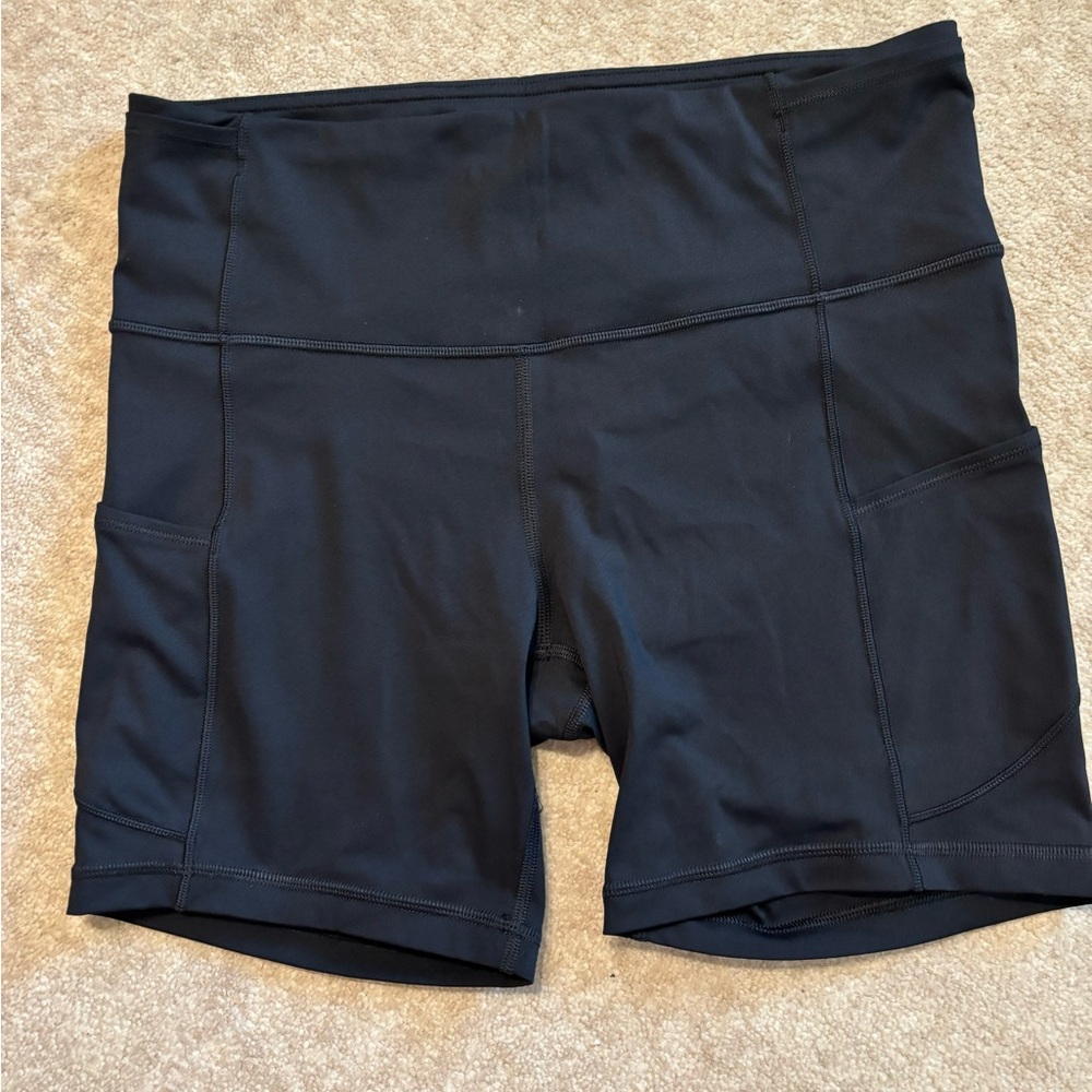 Black cycling/running shorts